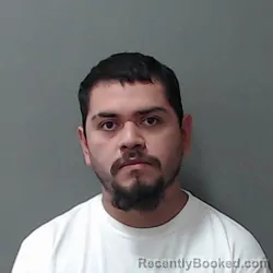 Mugshot of Brayan Alexander Caceres booked in Waller County, Texas on August 15, 2026