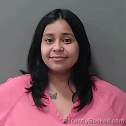Mugshot of Alma Rosa Amado booked in Waller County, Texas on August 12, 2026