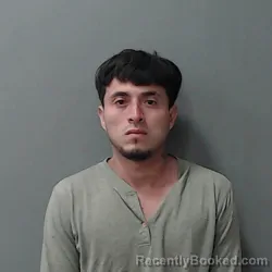 Mugshot of Nelson Leonel Quiroz Urias booked in Waller County, Texas on June 30, 2026