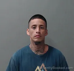 Mugshot of Justin Zamora booked in Waller County, Texas on July 29, 2026