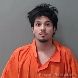 Mugshot of Alan Joel Balderas-Calles booked in Waller County, Texas on August 15, 2026