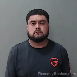 Mugshot of Martin Flores booked in Waller County, Texas on August 2, 2026