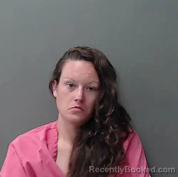 Mugshot of Lacy Nicole Knight booked in Waller County, Texas on August 4, 2026
