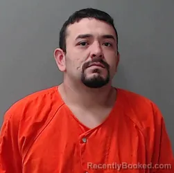 Mugshot of Isreal Lee Reyes booked in Waller County, Texas on June 13, 2026