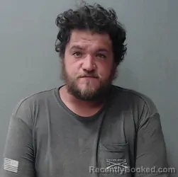Mugshot of Cody Randal Anderson booked in Waller County, Texas on August 13, 2026
