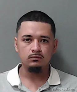 Mugshot of Israel Miranda Cuevas booked in Waller County, Texas on June 14, 2026