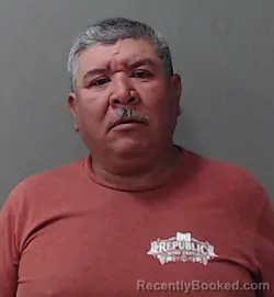 Mugshot of Angel Gabriel Robledo booked in Waller County, Texas on October 26, 2026