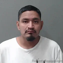 Mugshot of Lucio Vasquez booked in Waller County, Texas on August 22, 2026
