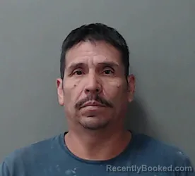 Mugshot of Raul Alfred Cervantes Pulido booked in Waller County, Texas on August 4, 2026