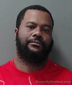 Mugshot of Brandon Marcel Evans booked in Waller County, Texas on August 9, 2026