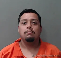Mugshot of German Vega Rivera booked in Waller County, Texas on August 19, 2026