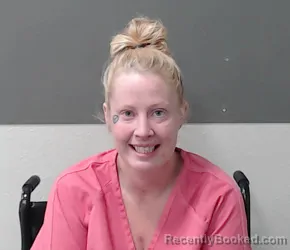 Mugshot of Jenna Lynn Hudson booked in Waller County, Texas on August 30, 2026