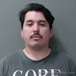 Mugshot of Ernesto Ivan Aguilar booked in Waller County, Texas on September 10, 2026