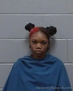 Mugshot of Jazmine Denise Andrews-Moore booked in Wichita County, Texas on March 27, 2026