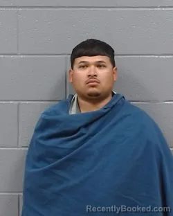 Mugshot of Sebastian Campos booked in Wichita County, Texas on May 7, 2026