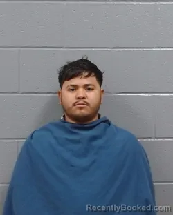 Mugshot of Maynor Sisney Garcia-Urbina booked in Wichita County, Texas on May 15, 2026