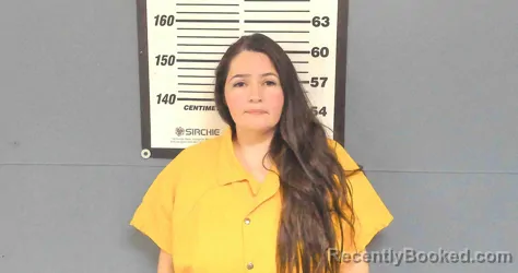 Mugshot of VALERIE MARIE ARAIZA booked in Willacy County, Texas on July 8, 2026
