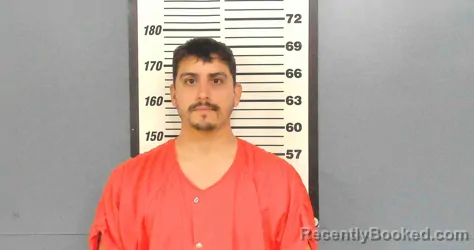 Mugshot of Adrian Guadalupe Aguilar booked in Willacy County, Texas on August 9, 2026