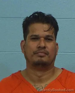 Mugshot of Victor Manuel Cruz Garcia booked in Williamson County, Texas on March 8, 2026