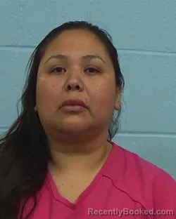 Mugshot of Jaqueline Anico booked in Williamson County, Texas on March 9, 2026