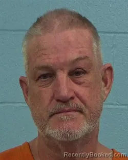 Mugshot of James Alvin Robertson booked in Williamson County, Texas on March 9, 2026