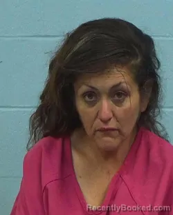 Mugshot of Sandra Diaz booked in Williamson County, Texas on March 10, 2026