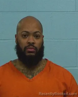 Mugshot of Adrien Giovonni Williams booked in Williamson County, Texas on March 10, 2026