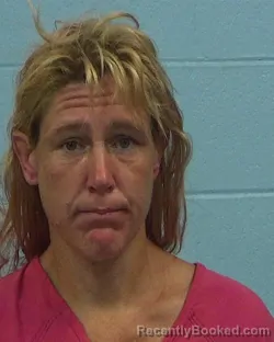 Mugshot of Justine Nicole Allee booked in Williamson County, Texas on March 14, 2026