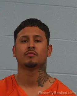 Mugshot of Juan Carlos Luevenos booked in Williamson County, Texas on March 21, 2026