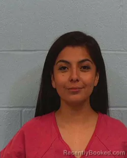 Mugshot of Arianna Marie Ledesma booked in Williamson County, Texas on March 22, 2026