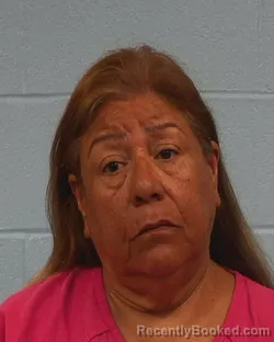 Mugshot of Palmira Mercado booked in Williamson County, Texas on March 23, 2026