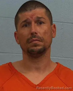 Mugshot of Justin Allan Scarbrough booked in Williamson County, Texas on March 24, 2026