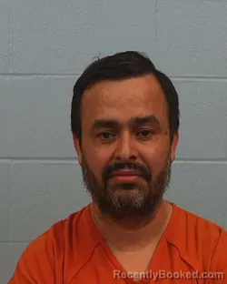 Mugshot of Roberto Miranda Garcia booked in Williamson County, Texas on March 24, 2026