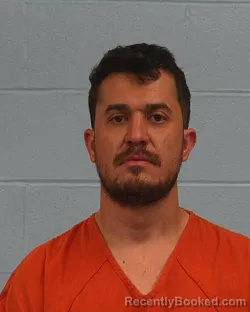 Mugshot of Obeniel Isai Gomez-Villeda booked in Williamson County, Texas on March 25, 2026