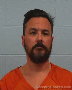 Mugshot of Brandon Max Bastin booked in Williamson County, Texas on March 25, 2026