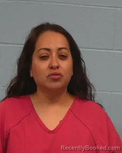 Mugshot of Crystal Vee Velasquez booked in Williamson County, Texas on March 26, 2026