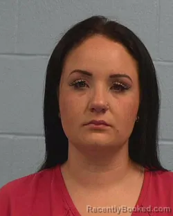 Mugshot of Madalyn Haley Shaw booked in Williamson County, Texas on March 26, 2026