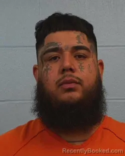 Mugshot of Joel Alonso Escobar booked in Williamson County, Texas on March 27, 2026