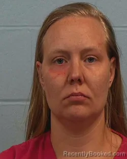 Mugshot of Abigail Marie Lyons booked in Williamson County, Texas on March 27, 2026