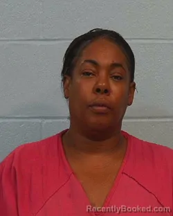 Mugshot of Angela Danielle Brown booked in Williamson County, Texas on March 27, 2026