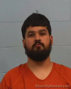 Mugshot of Israel Cavazos booked in Williamson County, Texas on March 28, 2026