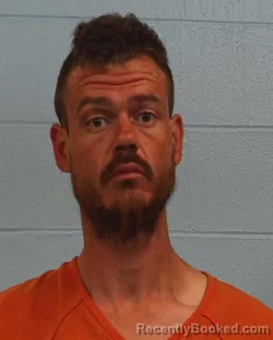 Mugshot of Aaron Leggett booked in Williamson County, Texas on March 28, 2026