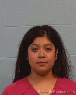 Mugshot of Sarah Natalia Benitez booked in Williamson County, Texas on March 29, 2026