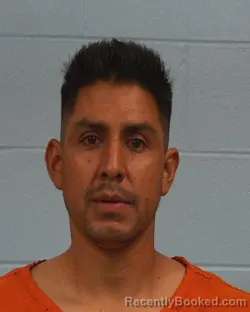 Mugshot of Edwin Santiago Ona-Rodriguez booked in Williamson County, Texas on March 31, 2026