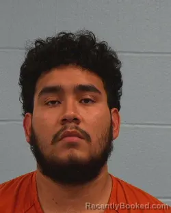 Mugshot of Bryan Catemaxca Estrada booked in Williamson County, Texas on April 1, 2026