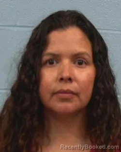 Mugshot of Elizabeth Rodriguez Garcia booked in Williamson County, Texas on April 16, 2026
