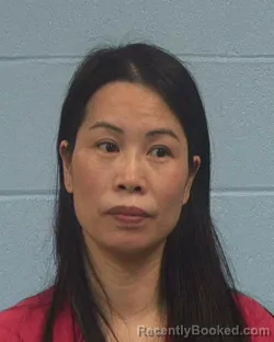 Mugshot of Yanjun Ouyang booked in Williamson County, Texas on April 16, 2026