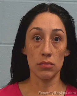 Mugshot of Jasmin Yasaira Velasquez booked in Williamson County, Texas on April 26, 2026