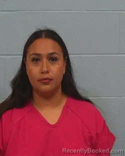 Mugshot of Julissa Munoz booked in Williamson County, Texas on April 26, 2026
