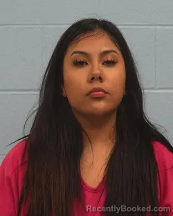 Mugshot of America Jasmine Estrada booked in Williamson County, Texas on April 26, 2026